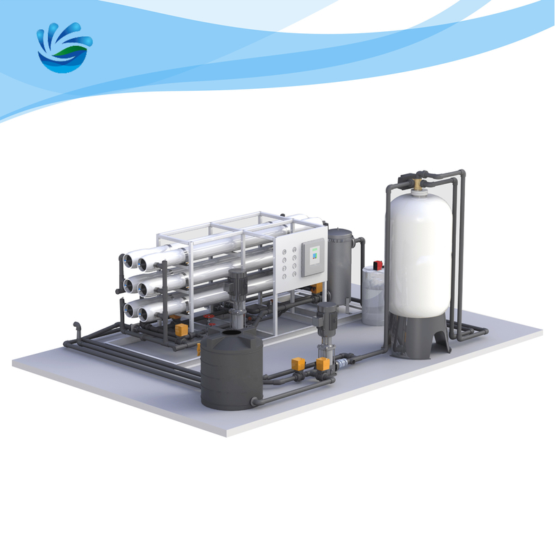 18TPH Water Desalination Machine Reverse Osmosis System Filtration Plant